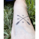 Tattooed Now! Arrow Compass Tattoo