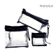 Monda Studio 3 Piece Makeup Pouch Set MST-333