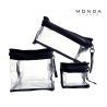 Monda Studio 3 Piece Makeup Pouch Set MST-333