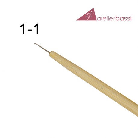 Igła do tkania Typ Azja z uchwytem bambusowym