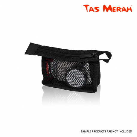 Tas Merah Net Makeup Pouch-TM-7-5