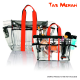Tas Merah Make-up Tool Bag Medium (Clear Plastic) TM-3-4
