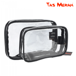 Tas Merah Zipper Bag