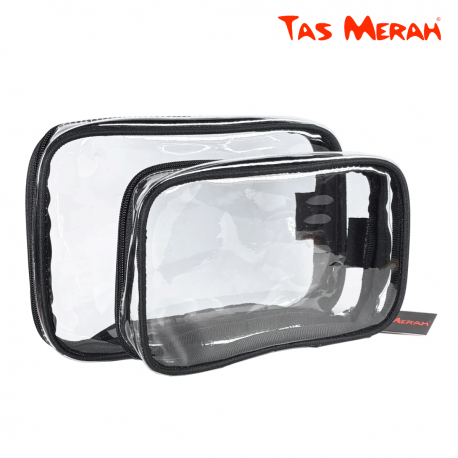 Tas Merah Zipper Bag