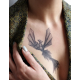 Tattooed Now! - Geometric Dotwork Phoenix Bird