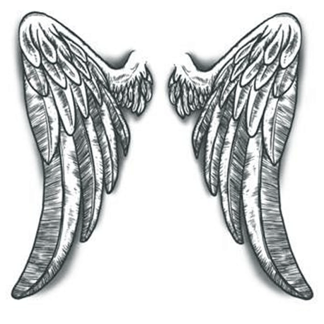 Tattooed Now! - Angel Wings Tattoo
